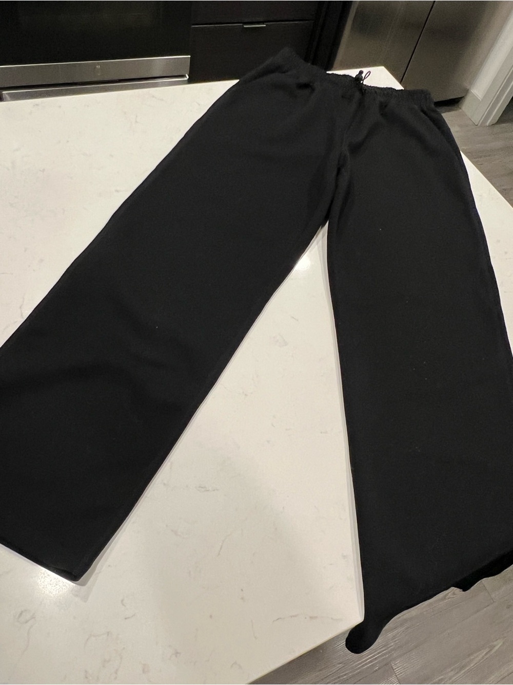 lululemon athletica Black Straight-Leg Drawstring Pants